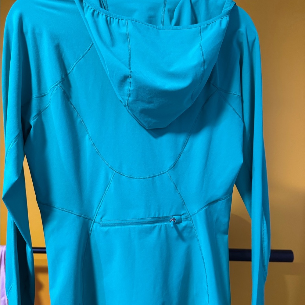 Lululemon Kelly Green Hooded windbreaker - Sz. 6 - Picture 5 of 5